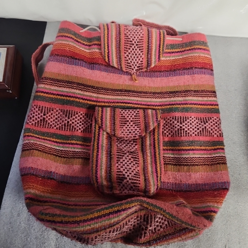 Multicolor Striped Women's Bag - Picture 2 of 4